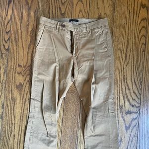 Unis Gio chino pants, 33 waist, vintage khaki